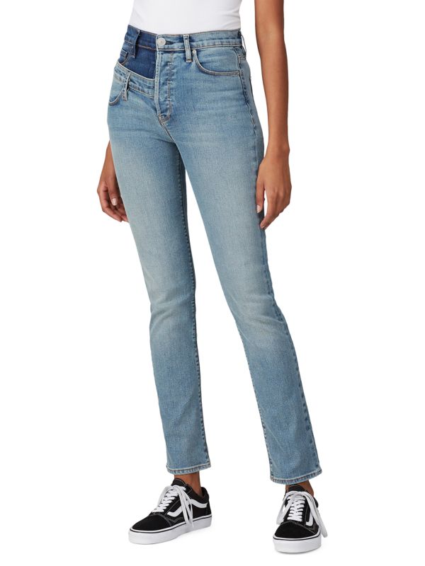 Hudson High Rise Straight Jeans